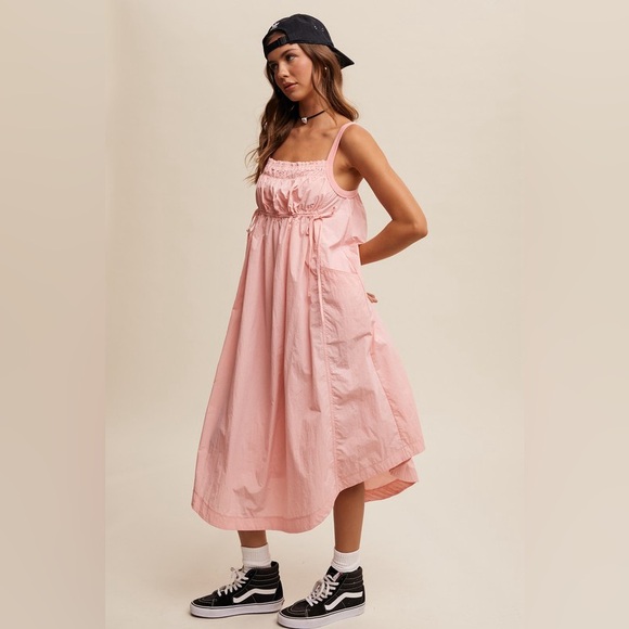 #134 New! Boho Dress With Pockets - Picture 3 of 4